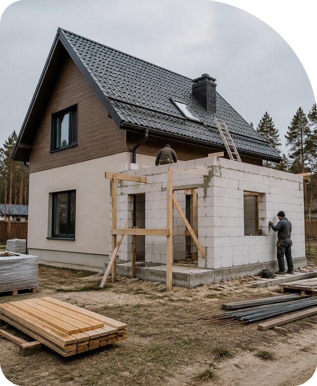Пристройка ванной комнаты в Киселёвске по цене от 462645 р. | РадиДОМА-Кис